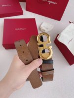 Sf宽度3.5Cm 高级定制款男士皮带 双面进口牛皮 可双面使用 自行选择搭配 真材实料 很有质感 时尚经典不失风范 搭配精品尾夹扣 长短可自行裁剪 顶级 原单