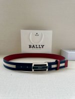 特 Bally 巴利 专柜同款 男士腰带 宽3.4Cm 这款选用反面枣红进口牛皮精制而成 正面金属珐琅扣 简约百搭 可调式长度可轻松匹配完美尺寸