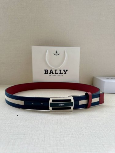 特 Bally 巴利 专柜同款 男士腰带 宽3.4Cm 这款选用反面枣红进口牛皮精制而成 正面金属珐琅扣 简约百搭 可调式长度可轻松匹配完美尺寸