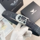 阿玛尼 特种皮腰带系列 ，原厂五金精品不锈钢扣 手感柔软舒适 宽3.8Cm。