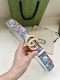 特 宽度3.8cm GUCCI GG Marmont系列每一季都会推陈出新，为灵感源于70年代的标志性GG配件注入宠物现代精髓。这款GG Supreme帆布腰带