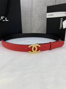 特 宽度3.0Cm Chanel 香奈儿荔枝纹牛皮支持Nfc芯片官方网站链接扫码验证、金 银 色镶钻钢扣。