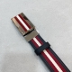 专柜ＢＡ、ＬＬＹ 拼色款全皮手工拼接 双面两用 尺寸3.4Cm