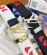 皮带：Lv..路易..威登顶级复刻- 腰带：原单品质百分百进口原厂头层牛皮，保证真皮。镜面设计工艺.真空电镀.永不掉色.24K纯钢扣头层小牛皮涂鸦手绘油画系列双
