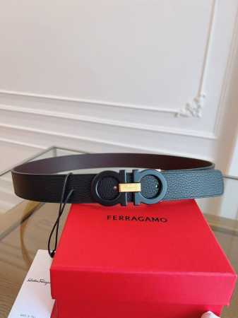 特 Ferragamo.菲拉格慕 新款全套包装 宽度3.5Cm 高级定制款男士皮带 双面进口牛皮 可双面使用 自行选择搭配 真材实料 很有质感 时尚经典不失风范 - 点击图像关闭