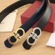 特 菲拉格慕Ferragamo3.8宽精品不锈钢钢扣挂扣，搭配意大利双面进口头层牛皮，可自行选择搭配，全套包装，精品版扣系列