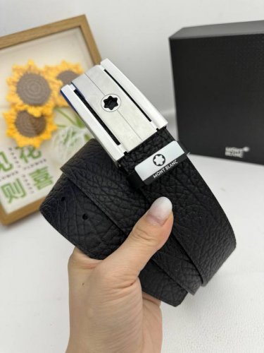 品名：万宝龙 Montblanc 材质：原单牛皮腰带 百分百头层牛皮腰带保证真皮，24K纯钢扣，专柜原单品质、做工精细，时尚大牌，送人自用首选 包装： 请认准如