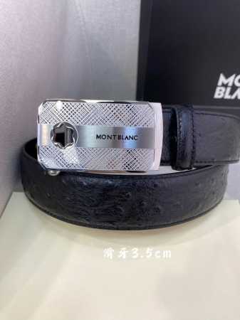 万宝龙男士自动腰带- 宽度34Mm 316精品钢扣 精工打造 手感柔软 可以裁剪 - 点击图像关闭