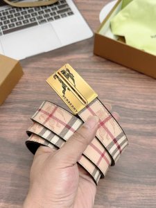 特 巴宝莉：原厂皮料 尺寸3.5Cm五金进口炉内电镀，411426