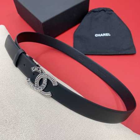 chanel 24c 链条 水钻 字母logo铜扣 小牛皮腰带 双面头层牛皮 3.0cm 独家！ - 点击图像关闭