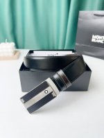 特 品牌： 万宝龙 新款进口小牛皮，手感细腻柔软。搭配纯钢精品钢扣，男士必备！宽度：3.4Cm