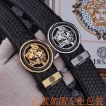 品名：范思哲 原单 材料：百分百头层牛皮，保证真皮。专柜原单品质、做工精细，送人自用首选 包装： 请认准如图专柜包装，赠送打孔器，银联发票，宽度3.8CM