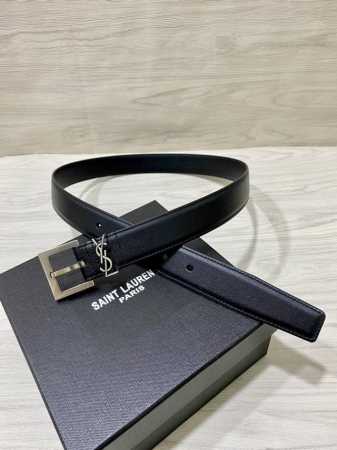 特 Ysl 原单30Mm 带身采用双面头层牛皮，专柜同款，新款专用，扣头采用精品纯铜针扣，正品开版。专营专柜款！ - 点击图像关闭