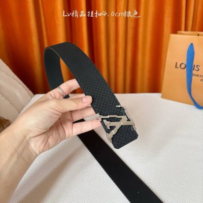 路易威登 4.0Mm 男款 双面原厂皮 原厂精品扣头 高端顶级品质 休闲百搭 专柜同款