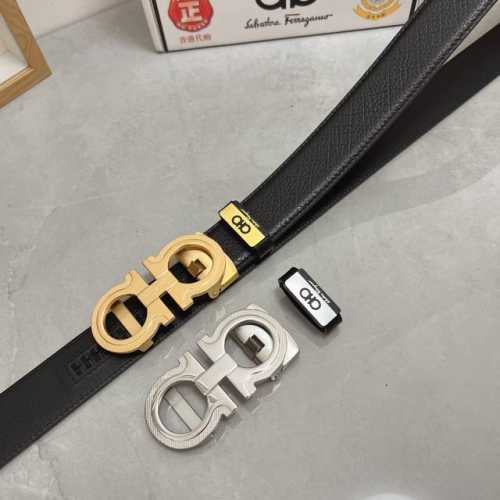 品名：菲拉格幕 自动带 材质：原单牛皮腰带 百分百头层牛皮腰带保证真皮，24K纯钢扣，专柜原单品质、做工精细，时尚大牌，送人自用首选 包装： 请认准如图专柜包装