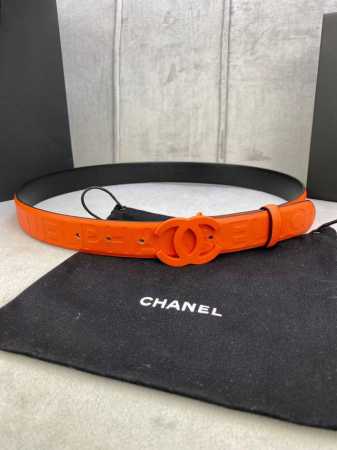 宽度3.0Cm Chanel 香奈儿 进口柔软小牛皮搭配哑色精品钢扣。 - 点击图像关闭