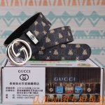 腰带皮带：古奇原单牛皮腰带 男款皮带：材质百分百头层牛皮腰带保证真皮皮带，专柜原单品质、做工精细，时尚大牌，送人自用首选包装： 请认准如图专柜包装赠送打孔器手提