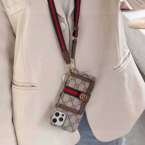古驰零钱包系列手机壳，官网同步发售，Gucci织带斜挎卡包手机壳，织带可调节可拆卸，多卡位钱包，精致时尚，一壳多用 型号：为了不出现报错型号，请打开本机查看手机