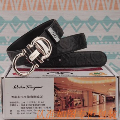 腰带皮带：菲拉格幕原单牛皮腰带 男款皮带：材质百分百头层牛皮腰带保证真皮皮带，专柜原单品质、做工精细，时尚大牌，送人自用首选包装： 请认准如图专柜包装赠送打孔器