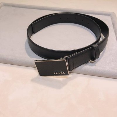 新款普拉达 ＰＲＡＤＡ 专柜款 进口小牛皮 尺寸3.5Cm