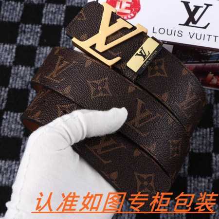 品名：Lv..路易..威登原单 材料：百分百头层牛皮，保证真皮。24K纯钢扣双面可用专柜同等质量， 送人自用首选 包装： 请认准如图专柜包装，赠送打孔器，银联发 - 点击图像关闭
