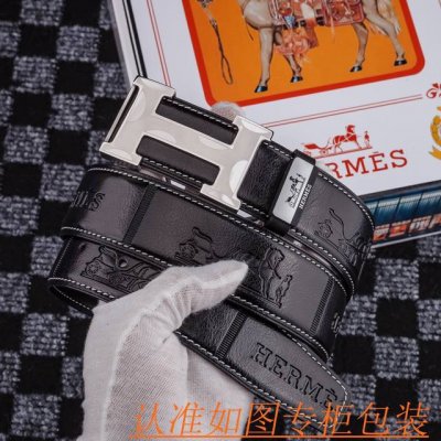 品名：爱马仕 原单 材料：百分百头层牛皮，保证真皮。专柜原单品质、做工精细，送人自用首选 包装： 请认准如图专柜包装，赠送打孔器，银联发票，宽度3.8Cm
