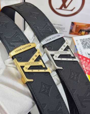 皮带：Lv..路易..威登顶级复刻. 腰带：原单品质百分百头层牛皮，保证真皮。雕花设计.真空电镀.永不掉色.24K纯钢扣头层小牛皮花纹路双面可用专柜同等质量， - 点击图像关闭