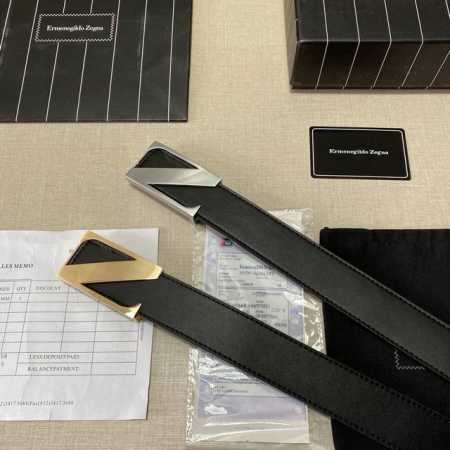 品牌：杰尼亚。 等级：进口头层牛皮、经典爆款专柜在售、油边精致 电脑车线 实物拍摄无修饰 上身效果极好 送礼自用首选配全套专柜包装 送打眼针 扣头：防铜扣 长度 - 点击图像关闭