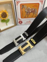 品名：爱马仕.HermèS 原单 材质：原单牛皮腰带 百分百头层牛皮腰带保证真皮，24K纯钢扣，专柜原单品质、做工精细，时尚大牌，送人自用首选 包装： 请认准如