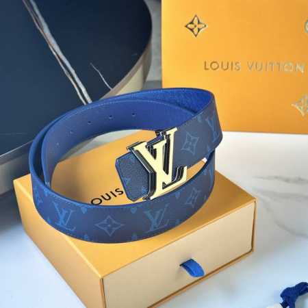 原版包裝 L0Uis Vuitt0N 專櫃最新升級版本 寬度40毫米 精湛工藝定制帆布面料襯托進口小牛皮十字紋底 搭配三層三色字母搭扣 雙面用 經典百搭款！ - 点击图像关闭