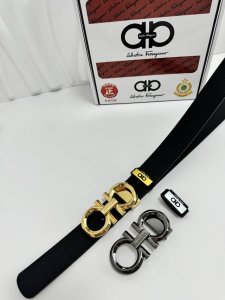 品名：菲拉格幕 原单 材质：原单牛皮腰带 百分百头层牛皮腰带保证真皮，24K纯钢扣，专柜原单品质、做工精细，时尚大牌，送人自用首选 包装： 请认准如图专柜包装赠
