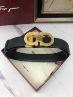 菲拉格慕：原单头层牛皮粗十字纹带身，内衬头层牛皮平纹皮底，搭配原单扣,可双用可裁剪.原产皮料定制，专柜宽度3.5P210