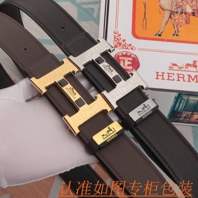 男款腰带：爱马仕原单牛皮腰带 男款皮带：材质百分百头层牛皮腰带保证真皮皮带，专柜原单品质、做工精细，时尚大牌，送人自用首选包装： 请认准如图专柜包装赠送打孔器手