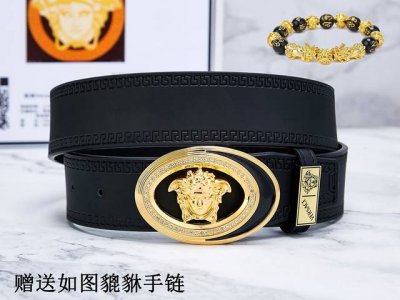 皮带：范思哲.Ver 原单 腰带：百分百头层牛皮，保证真皮。24K纯钢扣双面可用专柜同等质量， 送人自用首选 包装： 请认准如图专柜包装，赠送打孔器，银联发票，