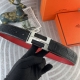 爱马仕 特种皮腰带系列 ，原厂五金精品不锈钢扣，手感柔软舒适 宽3.8Cm。