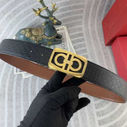 菲拉格慕 特种皮腰带系列 ，原厂五金精品不锈钢扣，手感柔软舒适 宽3.8Cm。