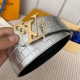 配全套包装礼盒 驢家新品 寬度40Mm 原單新品 專櫃在售男士腰帶 全新工藝壓格子文襯托小牛皮底 搭配經典鍍鈀字母扣 雙面可用 多色選