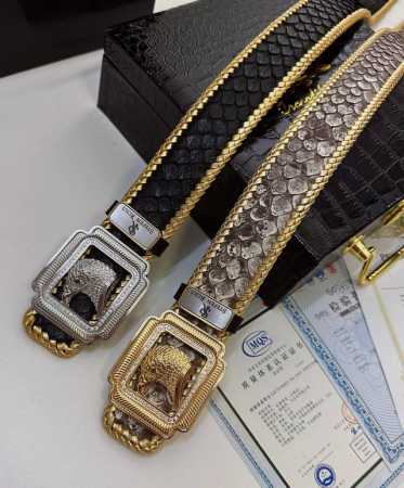 品牌: Stefen Rcici.史特芬.尼茨狠货 皮带:纯手工金色编织 + 真蟒蛇皮.鳞片清晰可见 腰带: 顶级原单复刻.私人订制高端特供镶钻版 等级: 泰国 - 点击图像关闭