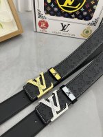 品名：Lv..路易..威登原单 材质：原单牛皮腰带 百分百头层牛皮腰带保证真皮，24K纯钢扣，专柜原单品质、做工精细，时尚大牌，送人自用首选 包装： 请认准如图