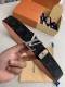 品名： Lv..路易..威登原单 型号：双面使用挂扣，图片实物拍摄 材料：双面头层牛皮，挂扣系列，纯钢质扣头，钯镀电镀工艺永不掉色。带身可双面使用，黑老花树膏磨