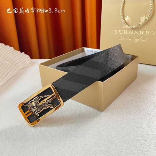 高端品质，实物拍摄 批 配全套礼盒 ： 巴宝莉 ：经典原单品质，经典pvc面配平纹皮底，搭配原单精品钢扣，精工制作，细节看图，实物拍摄，高端奢华，宽度3.8Cm