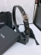 Chanel 24C 树脂水晶 Logo搭扣 黄铜金属羊皮绣线菱格带身 饰有Cc小Logo手感柔软 细腻 3.0Cm