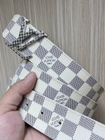 当季新款，4.0一面帆布印棋盘Ge，一面小牛皮平纹皮，搭配精品格子扣实物实拍，官网同步
