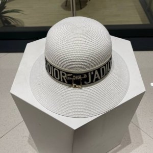 Dior迪奥草帽 夏季新款太阳帽 草帽 高级定制 头围57Cm