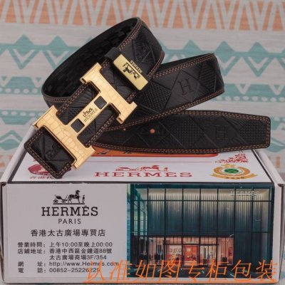 品名：爱马仕 皮带原单 腰带 材料：百分百头层牛皮腰带，保证真皮皮带，专柜原单品质、做工精细，送人自用首选 包装： 请认准如图专柜包装，赠送打孔器，银联发票，宽