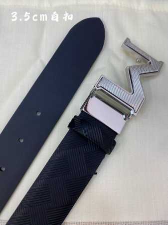 Montblanc万宝龙 宽3.5Cm 采用头层牛皮 精品针式扣头 自由裁剪商务休闲皮带 - 点击图像关闭