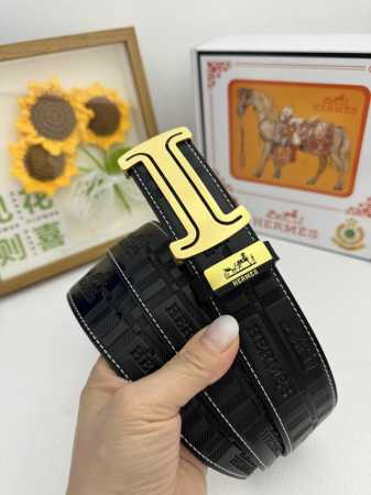 品名：爱马仕.Hermès 原单 材质：原单牛皮腰带 百分百头层牛皮腰带保证真皮，24K纯钢扣，专柜原单品质、做工精细，时尚大牌，送人自用首选 包装： 请认准如 - 点击图像关闭