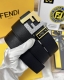 皮带：Fendi.芬迪..顶级原单复刻. 腰带：百分百头层牛皮，保证真皮。双层ff渐变双色工艺设计24K纯钢扣材质，永不掉色进口小牛皮正反双面使用商场专柜同等质