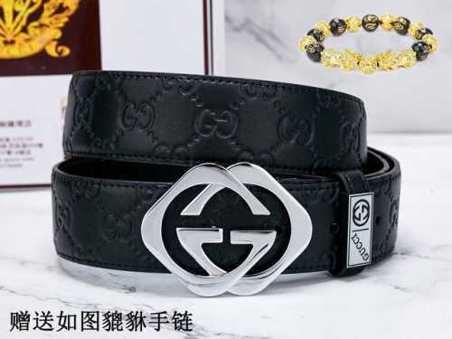 皮带：古奇.Gu...Cci原单 腰带：百分百头层牛皮，保证真皮。24K纯钢扣双面可用专柜同等质量， 送人自用首选 包装： 请认准如图专柜包装，赠送打孔器，银联