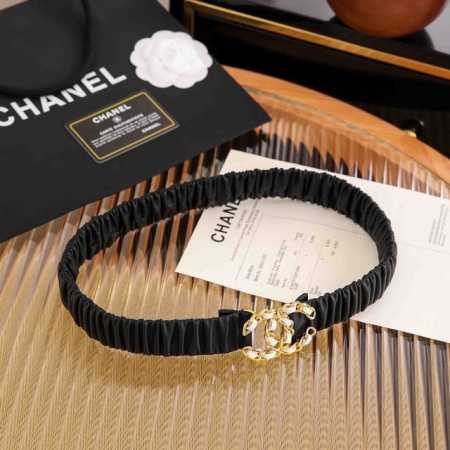 特 Chanel Cc链条 黄铜logo扣 小牛皮 银色金属 与 金色金属 3.0Cm精品 弹力十足 百搭 优雅 码数含扣s=65Cm总长 可用75、8 - 点击图像关闭